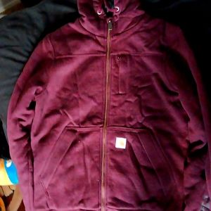 Small Burgundy Carhartt Weather Jacket.